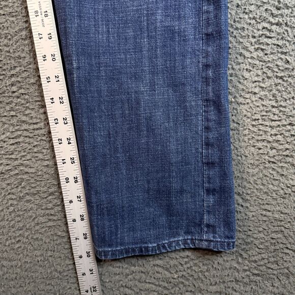 Lucky Brand Jeans Mens 36x30 Blue 121 Heritage Slim Fit Stretch Dark Wash Denim - Picture 14 of 16